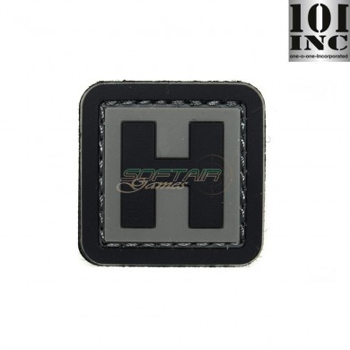 Patch 3d Pvc Lettera H Grey/black 101 Inc (inc-444100-3912)