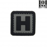 Patch 3d Pvc Letter H Grey/black Inc 101 (inc-444100-3912)