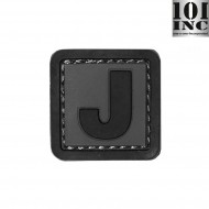 Patch 3d Pvc Letter J Grey/black Inc 101 (inc-444100-3984)