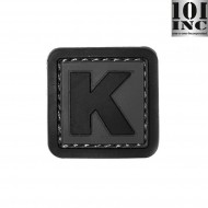 Patch 3d Pvc Lettera K Grey/black 101 Inc (inc-444100-3985)