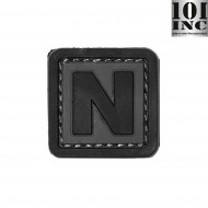Patch 3d Pvc Lettera N Grey/black 101 Inc (inc-444100-3988)