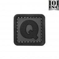 Patch 3d Pvc Letter Q Grey/black Inc 101 (inc-444100-3991)