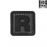 Patch 3d Pvc Letter R Grey/black Inc 101 (inc-444100-3992) Patch 3d Pvc Letter R Grey/black Inc 101 (inc-444100-3992)