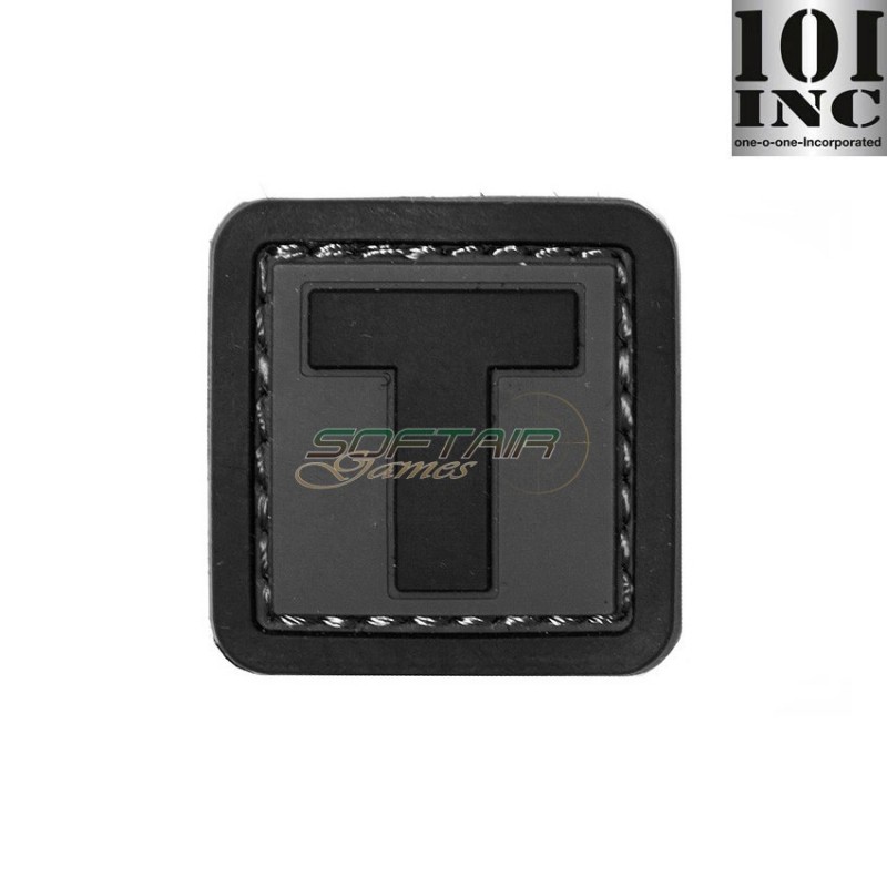 Patch 3d Pvc Lettera T Grey/black 101 Inc (inc-444100-3994)