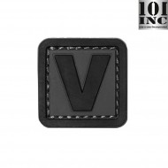 Patch 3d Pvc Lettera V Grey/black 101 Inc (inc-444100-3996)