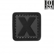 Patch 3d Pvc Letter X Grey/black Inc 101 (inc-444100-3998)