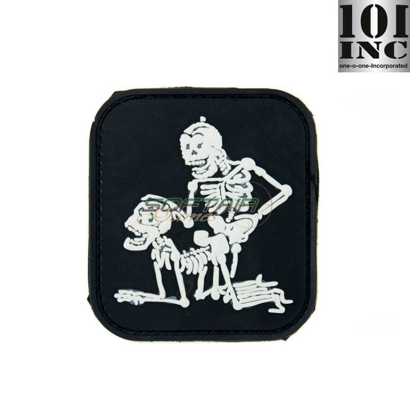 Patch 3d Pvc Two Skeletons Black 101 Inc (inc-444110-3520-bk) Patch 3d Pvc Two Skeletons Black 101 Inc (inc-444110-3520-bk)