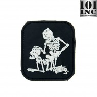 Patch 3d Pvc Two Skeletons Black 101 Inc (inc-444110-3520-bk) Patch 3d Pvc Two Skeletons Black 101 Inc (inc-444110-3520-bk)