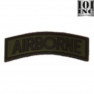 Patch 3d Pvc Airborne Green/black 101 Inc (inc-444120-3530)