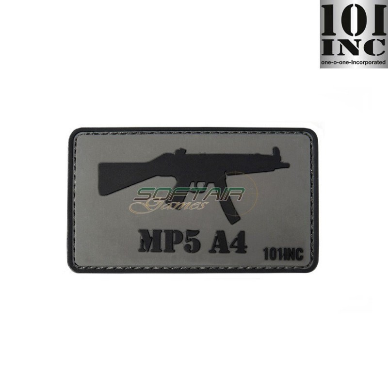 Patch 3d Pvc Mp5 A4 Grey 101 Inc (inc-444130-3764)