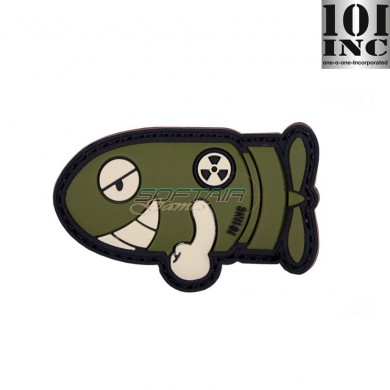 Patch 3d Pvc Funny Torpedo Green 101 Inc (inc-444130-5195)
