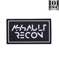Patch 3d Pvc Assault Recon Black 101 Inc (inc-444130-5258)
