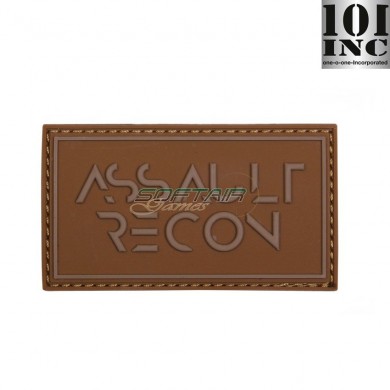 Patch 3d Pvc Assault Recon Coyote 101 Inc (inc-444130-5259)