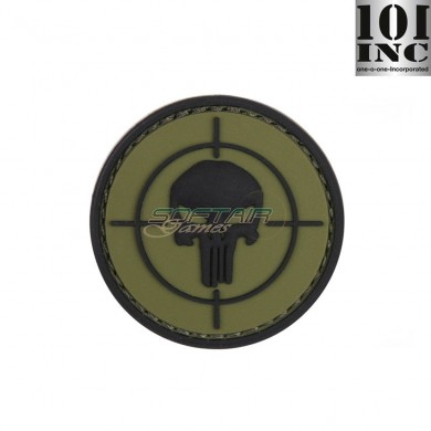 Patch 3d Pvc Punisher Sight Green 101 Inc (inc-444130-5344)