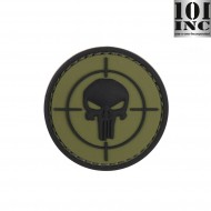Patch 3d Pvc Punisher Sight Green 101 Inc (inc-444130-5344)