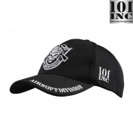 Baseball Cap Airsoft Division Black 101 Inc (inc-215151-273-bk)