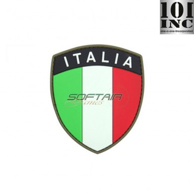 Patch 3d Pvc Italia Shield Color 101 Inc (inc-9086)