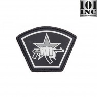 Patch 3d Pvc Russian Star Fist Black 101 Inc (inc-444130-5555) Patch 3d Pvc Russian Star Fist Black 101 Inc (inc-444130-5555)