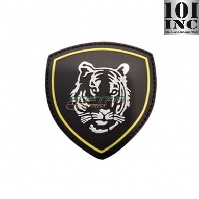 Patch 3d Pvc Russian Tiger Black 101 Inc (inc-9065)