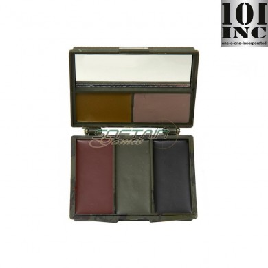 Camo Compact 5 Colors With Mirror 101 Inc (inc-463101)