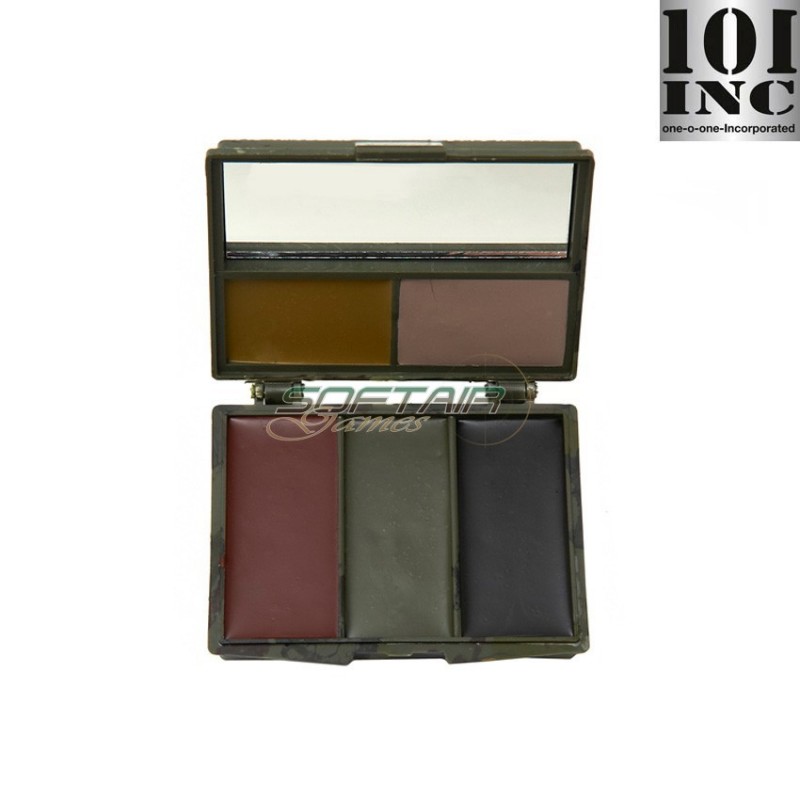 Camo Compact 5 Colors With Mirror 101 Inc (inc-463101)