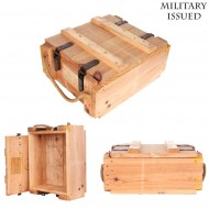 Wooden Army Box 44x35x20cm Military Issued (mi-469503-wo) Wooden Army Box 44x35x20cm Military Issued (mi-469503-wo)
