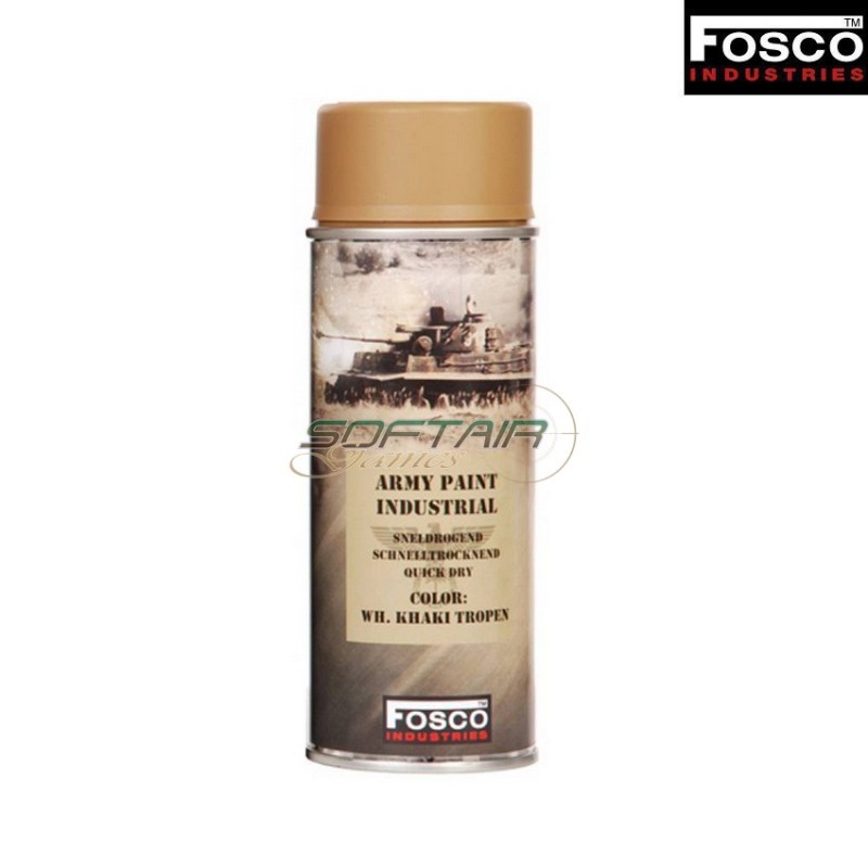 Spray Army Paint Khaki Tropen Fosco Industries (fo-469312-kt) Spray Army Paint Khaki Tropen Fosco Industries (fo-469312-kt)