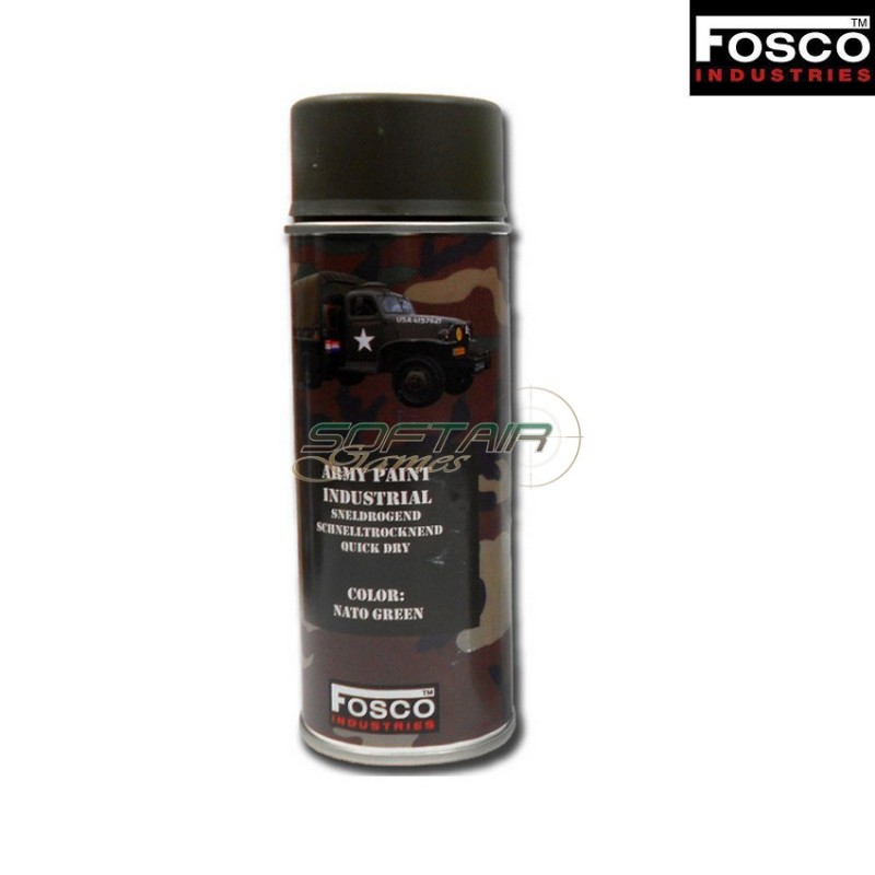 Spray Army Paint Nato Green Fosco Industries (fo-469312-ng) Spray Army Paint Nato Green Fosco Industries (fo-469312-ng)