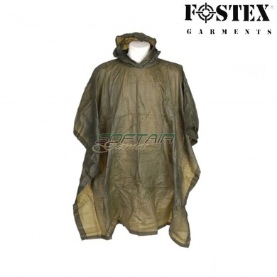 Poncho Waterproof Pvc Green Fostex (fx-325235-gr)