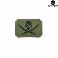 Patch Pvc Pirate Skull Type 4 Emerson (em5553c)