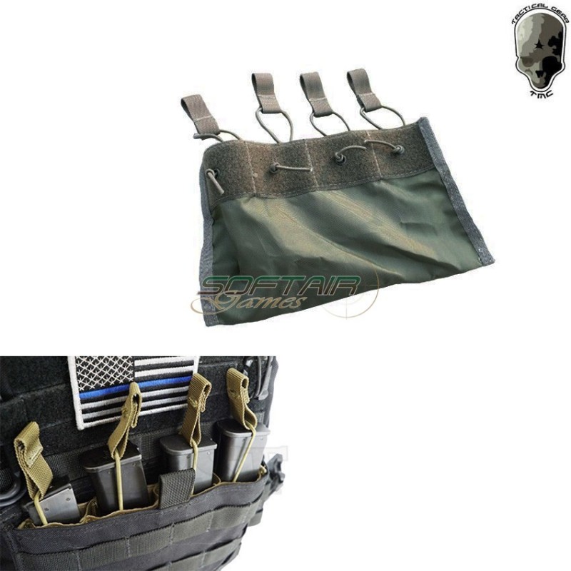 Tasca Interna Foliage Green 4 Posti Per Caricatori Mp7 Tmc (tmc-1789-fg)