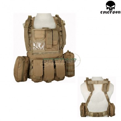 Rrv Tactical Vest 900d Coyote Emerson (em7339)
