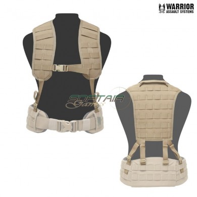Load Bearing Molle Harness With Panel Coyote Tan Warrior Assault Systems (w-eo-mharn-ct)