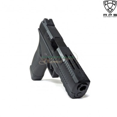Co2 Pistol Acap Z1 Combat Adaptive Black Aps (aps-acap-z1-bk)