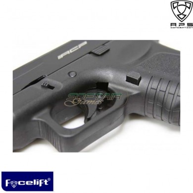 Co2 Pistol Facelift Action Combat Black Aps (aps-facelift-bk)