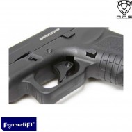 Co2 Pistol Facelift Action Combat Black Aps (aps-facelift-bk)