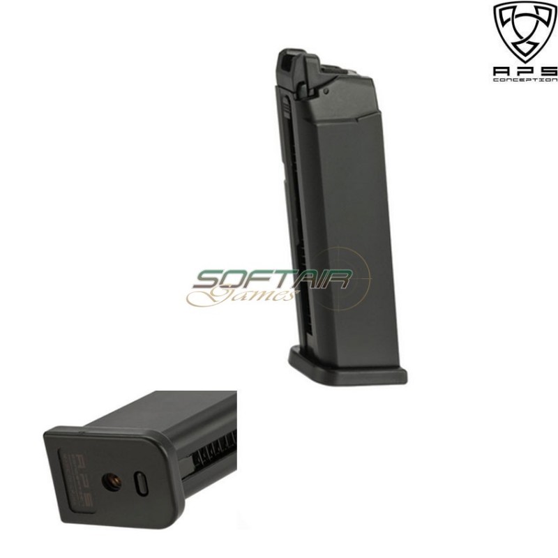 Caricatore A Gas Top Turbo Per Glock & Acp Aps (aps-mag-acp-23)