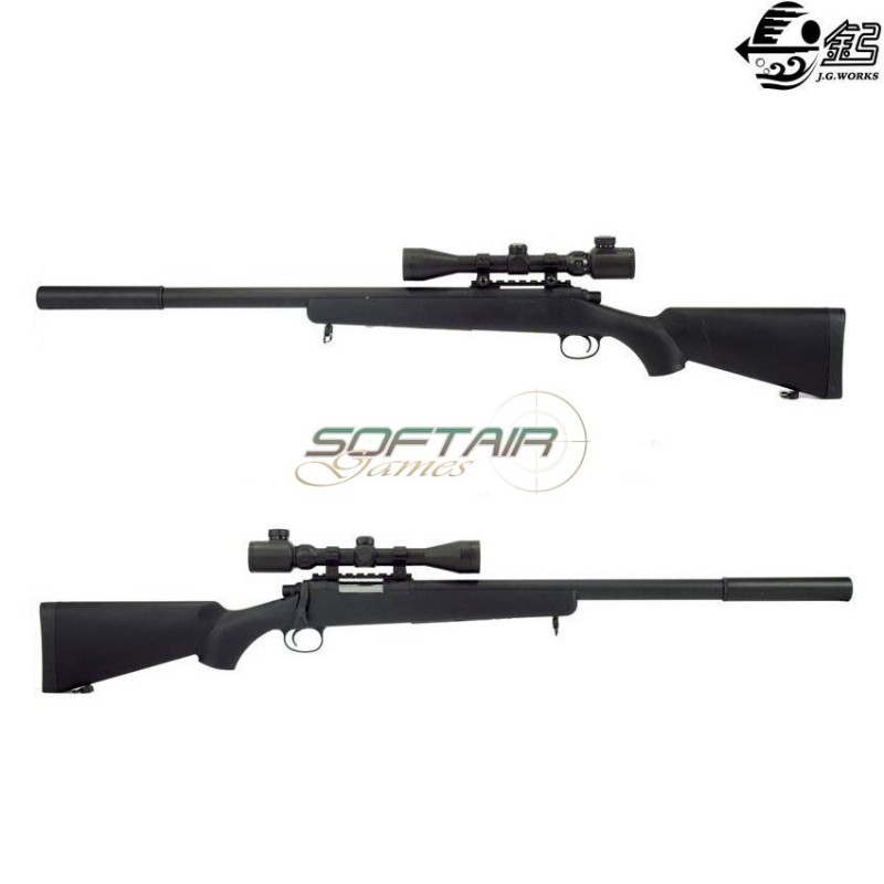 Spring Rifle Full Set Vsr Bar10 G-spec Black Jing Gong - Softair