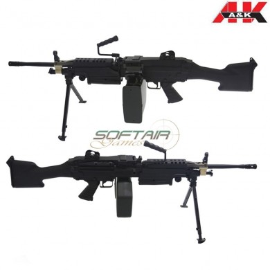Mitragliatrice Elettrica New Gen. M249 Mk2 Black A&k (aek-m249-mk2-bk)