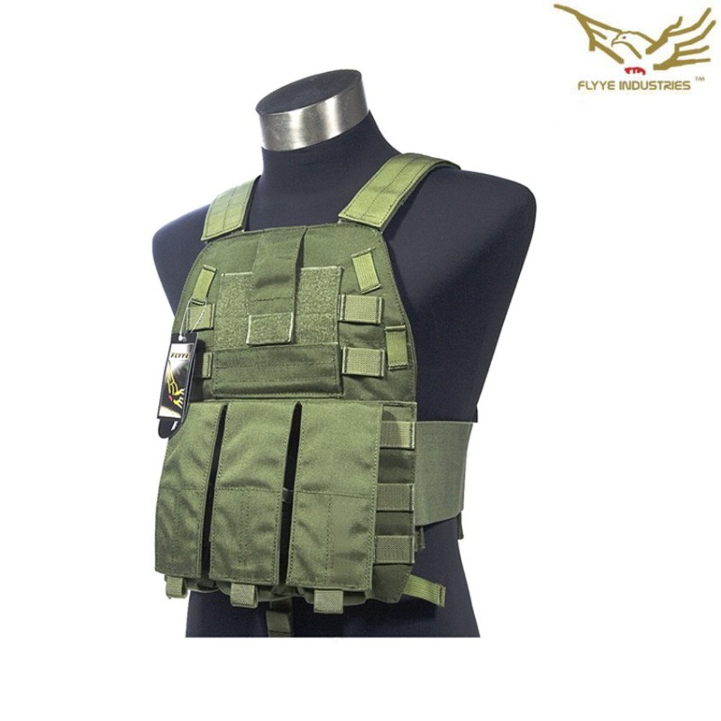 Vest 6094 Slick Carrier Olive Drab Flyye Industries (fy-vt-m023-od