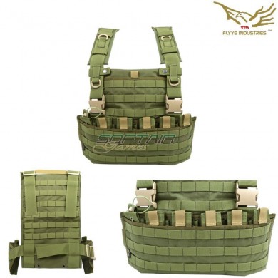 Chest Rig Wsh Molle Olive Drab Flyye Industries (fy-vt-c003-od)