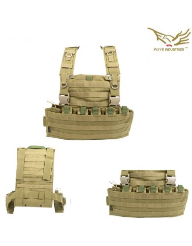 Chest Rig Wsh Molle Khaki Flyye Industries (fy-vt-c003-kh)