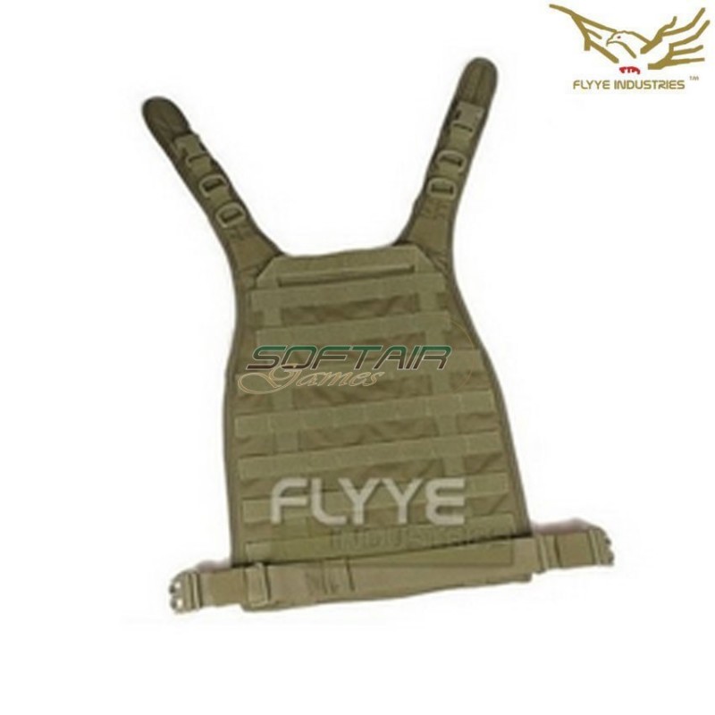 Back Panel For Rrv Plate Ranger Green Flyye Industries (fy-vt-m019-rg)