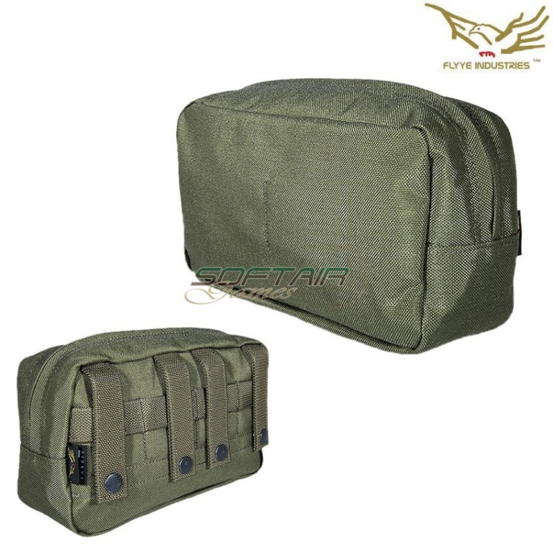 Horizontal Utiliy Accessories Pouch Ranger Green Flyye Industries (fy-ph-c007-rg)