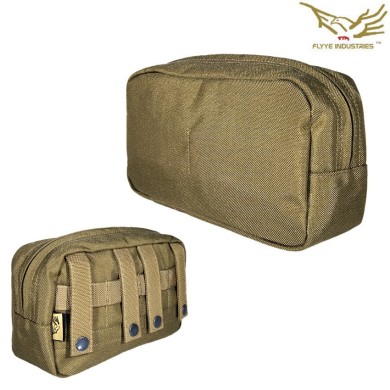 Horizontal Utiliy Accessories Pouch Coyote Brown Flyye Industries (fy-ph-c007-cb)