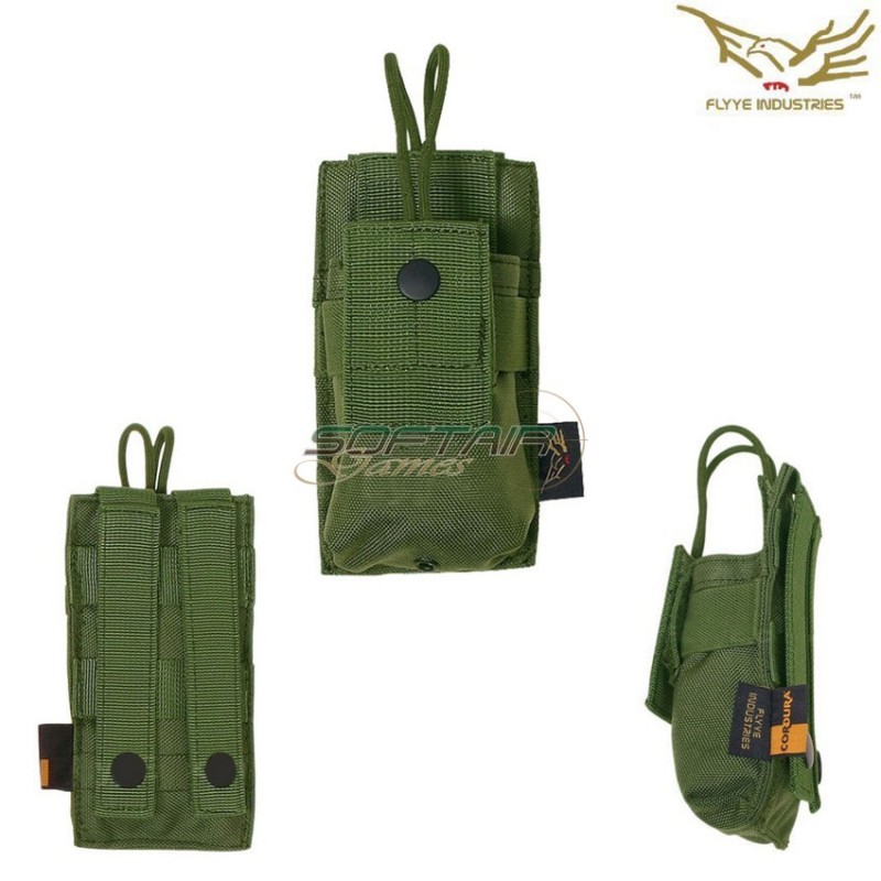 Tasca Porta Radio Short Olive Drab Flyye Industries (fy-ph-c009-od)