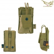 Short Radio Pouch Khaki Flyye Industries (fy-ph-c009-kh)