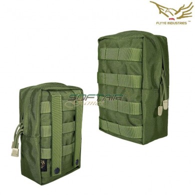 Vertical Accessory Pouch Olive Drab Flyye Industries (fy-ph-c018-od)