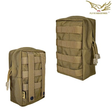Vertical Accessory Pouch Coyote Brown Flyye Industries (fy-ph-c018-cb)