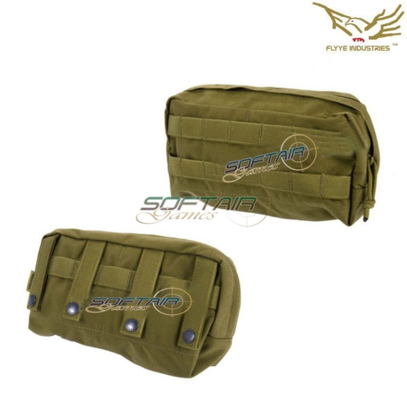 Specops Horizontal Accessory Pouch Khaki Flyye Industries (fy-ph-c023-kh)
